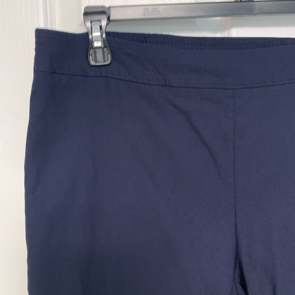 Nanette Lepore navy blue pull on ankle pants. Size XL - Picture 2 of 12
